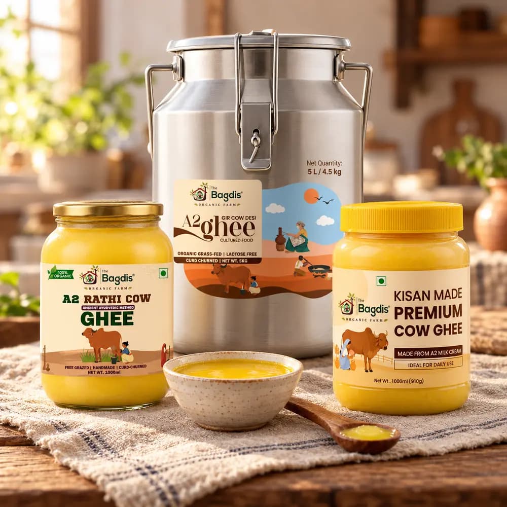 Organic Cultured Bilona A2 Ghee