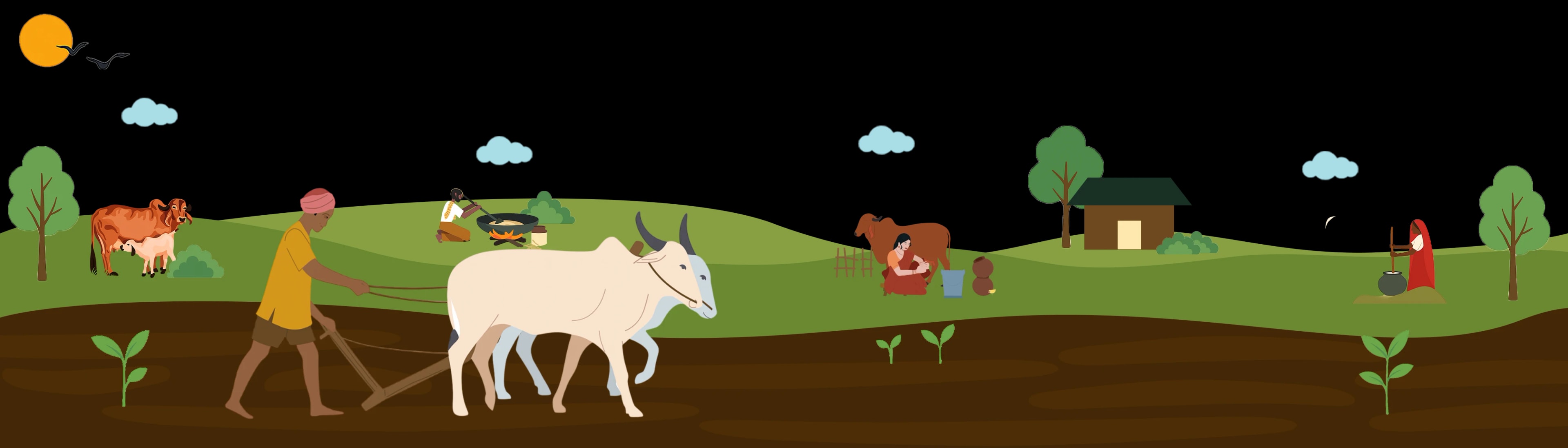 Footer background