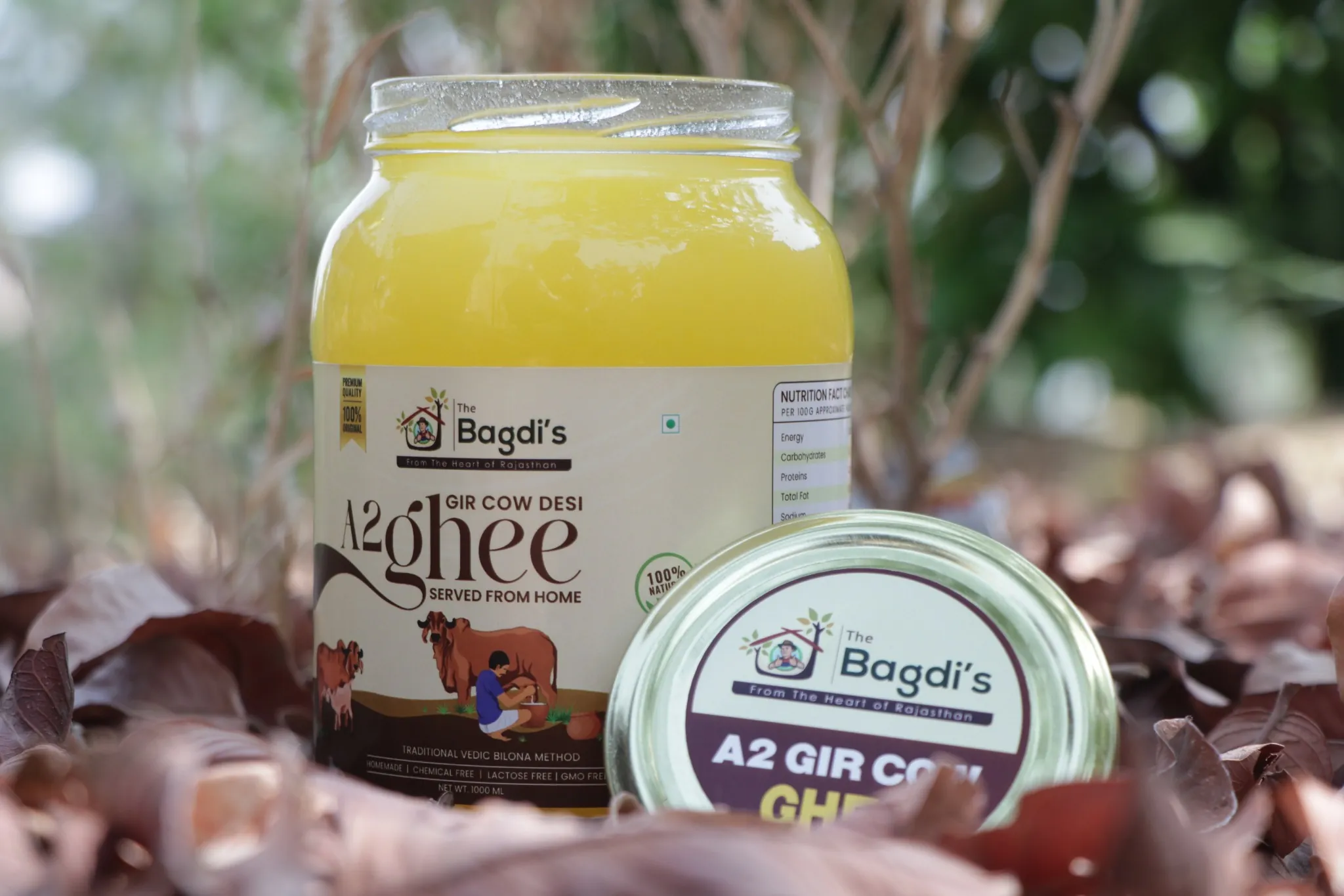 Golden Ghee in Earthen Pots