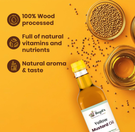 The Bagdis Wood - Pressed Yellow Mustard Oil - Image 5