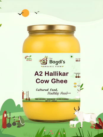 Bagdi Farm A2 Hallikar Cow Bilona Ghee