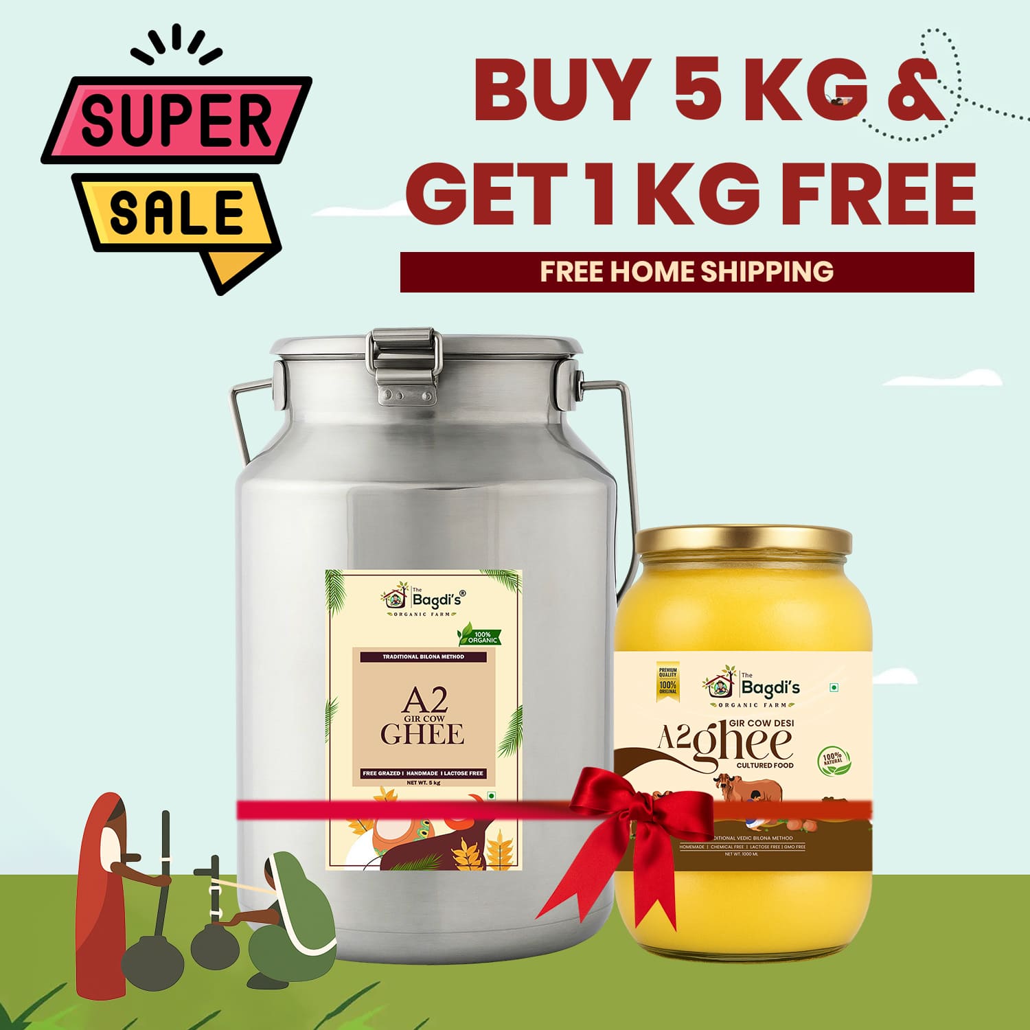 A2 Gir Cow Ghee Combo