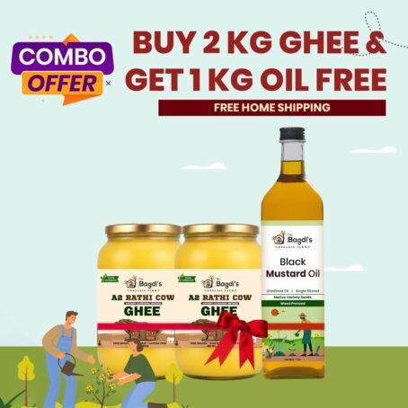 2L Rathi ghee + 1L Black Mustard The Bagdis Combo Listing